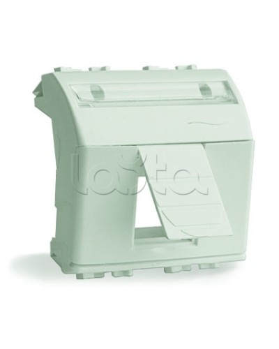 Адаптер для информационных разъемов Keystone, белый, 2 мод DKC 76613B в Армавире Аксессуары для кабель-канала Pintop.ru