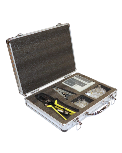 Набор инструментов для изготовления и тестирования патч-кордов LANMASTER LAN-NT-TK/PATCH-TST в Армавире Аксессуары для стоек и шкафов Pintop.ru