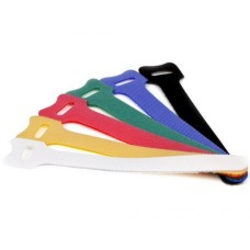 Хомут-липучка 180 мм, красный (20 шт.уп) LANMASTER LAN-VCM180-RD