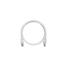 Шнур коммутационный 2хRJ45/8P8C, U/UTP, 4 пары, Кат.5е, LSZH, белый (5м) NIKOMAX NMC-PC4UD55B-050-C-WT