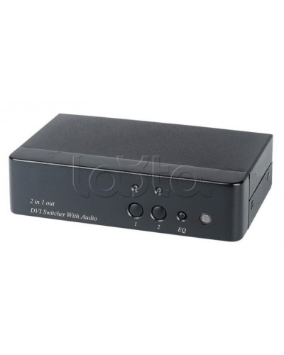 Коммутатор DVI и аудио сигналов SC&T DS02A в Армавире Видеоусилители, Модуляторы, Делители Pintop.ru